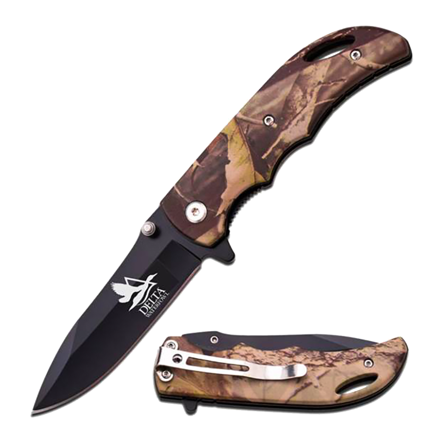 Delta Waterfowl Camo Pocket Knife